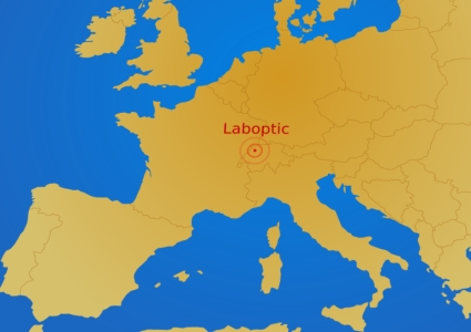 Situation de Laboptic Sàrl en Suisse